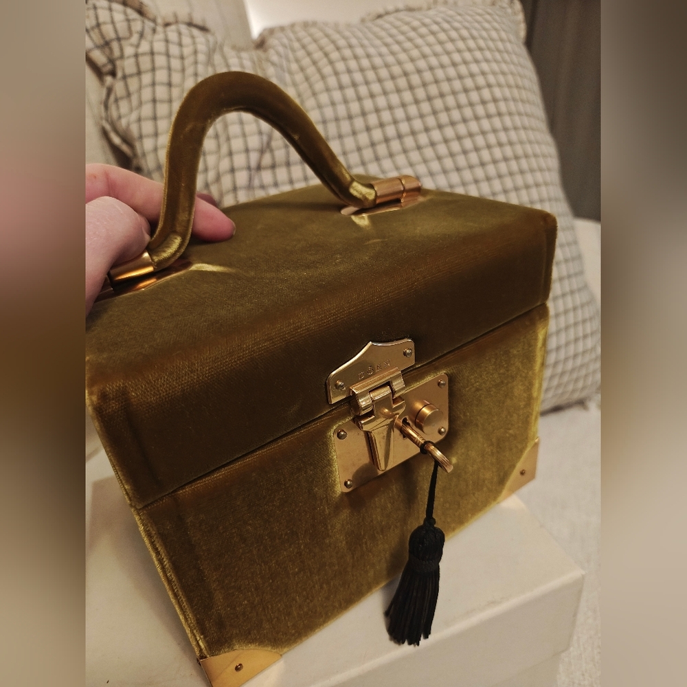 Doen Tesoro Bag Gold Velvet - Picture 4 of 5